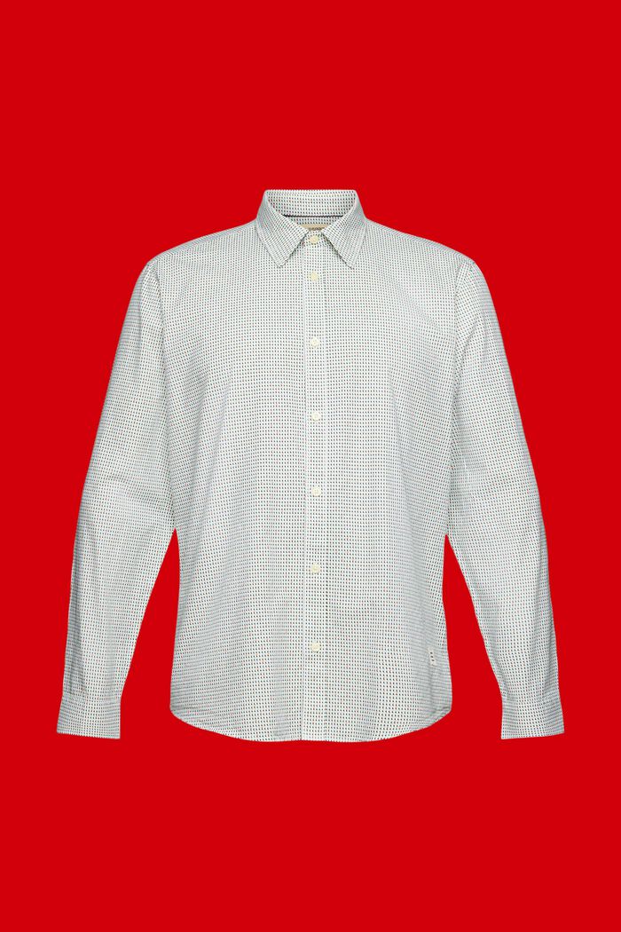 Košile se střihem Slim Fit a vzorem po celé ploše, WHITE, detail image number 6