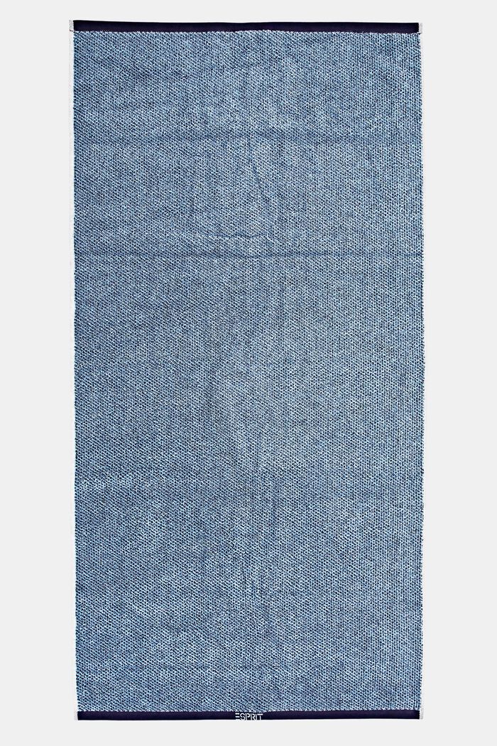 Melírovaný ručník, 100% bavlna, NAVY BLUE, detail image number 2