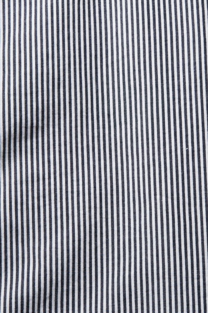 Pruhovaná košile z bavlněného popelínu, NAVY, detail image number 4