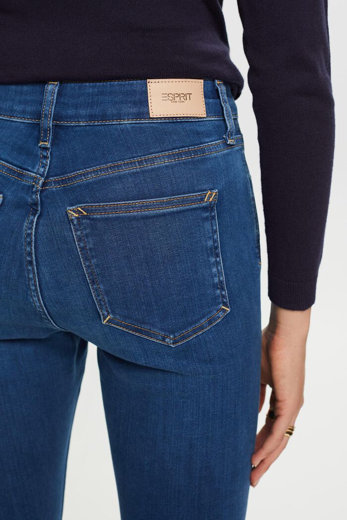 Skinny džíny s vysokým pasem, BLUE MEDIUM WASHED, detail image number 4