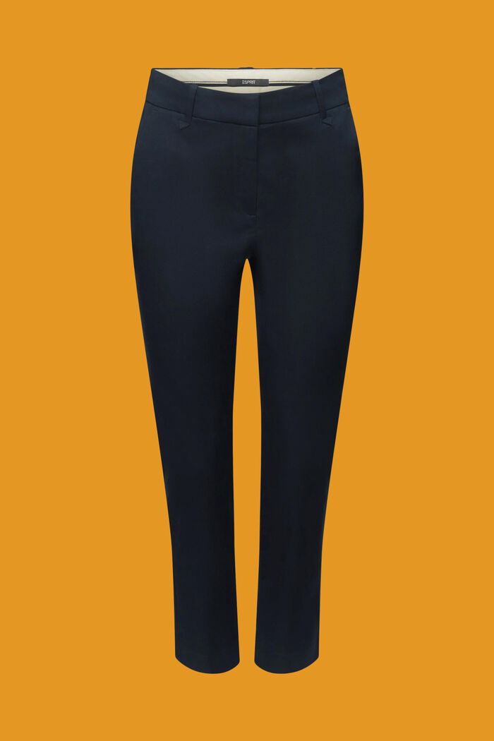 Kalhoty Slim Fit s vysokým pasem, NAVY, detail image number 6