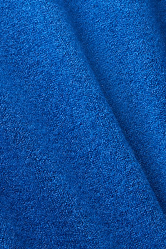 Midi šaty s nízkým rolákem, BRIGHT BLUE, detail image number 5