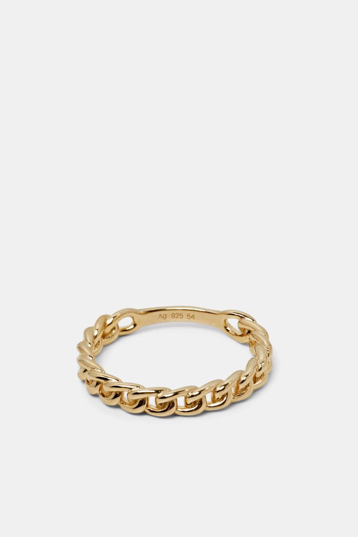 Řetízkový prsten, sterlingové stříbro, GOLD, detail image number 0