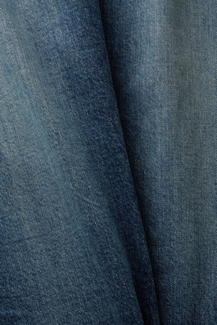 Džíny s rovnými nohavicemi, BLUE DARK WASHED, detail image number 7
