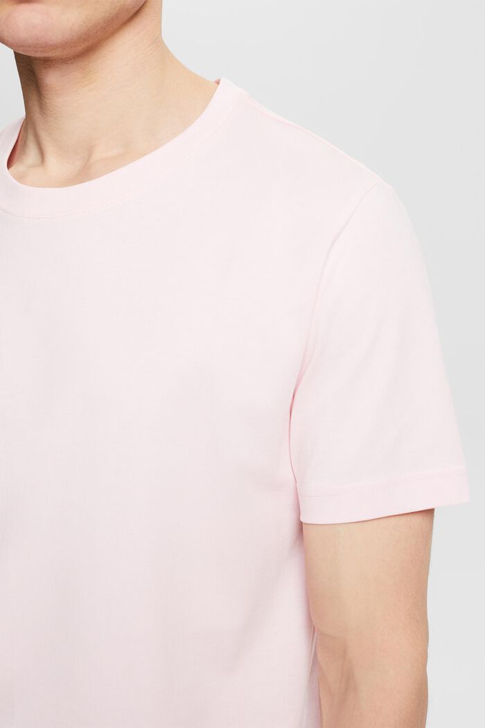 Žerzejové tričko z bio bavlny, PASTEL PINK, detail image number 3