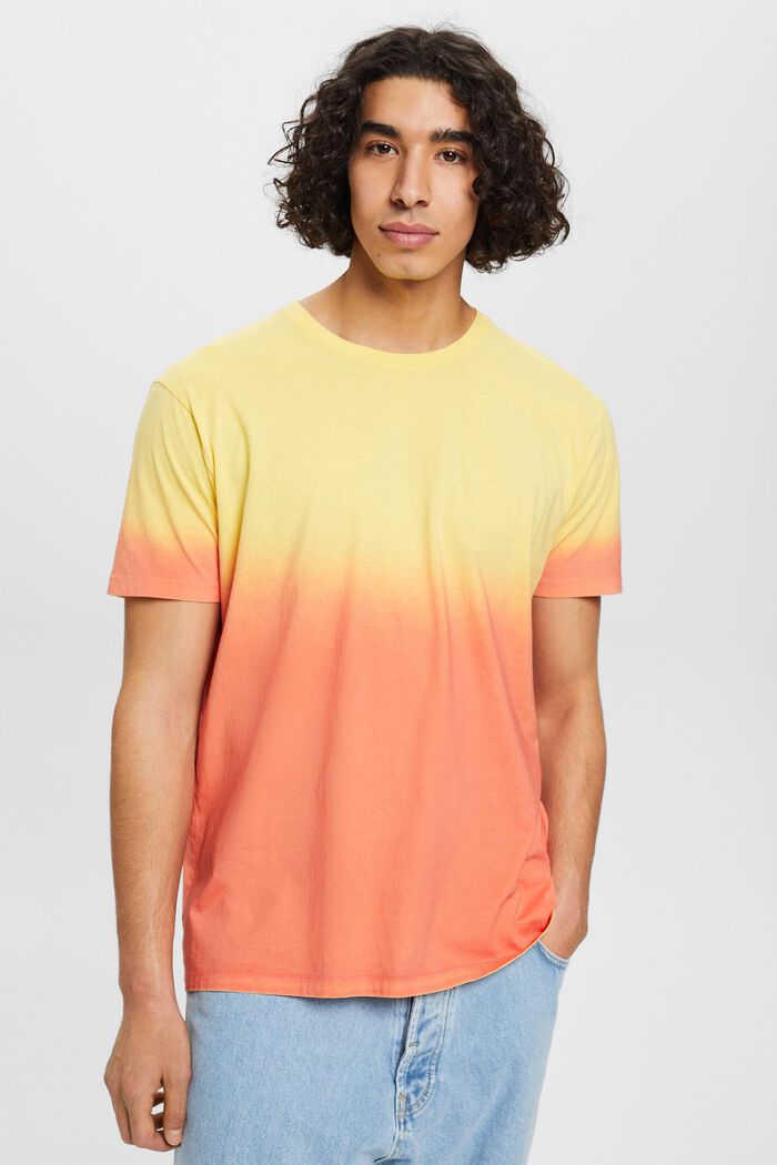 Dvoubarevné tričko s přechodem barev, LIGHT YELLOW, detail image number 0