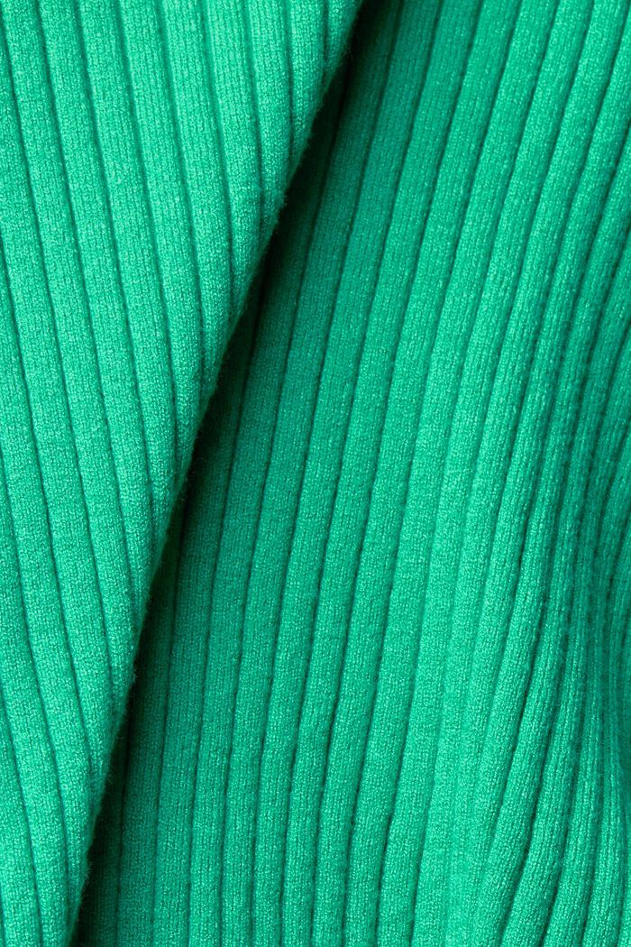 Rolák z žebrové pleteniny, LIGHT GREEN, detail image number 5