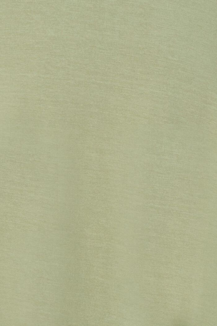 Žerzejová sukně s pásem pod bříško, LENZING™ ECOVERO™, REAL OLIVE, detail image number 3