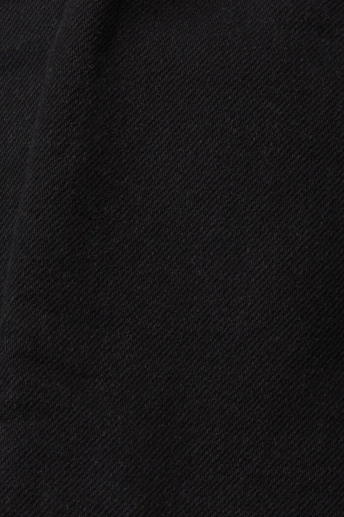 Džínové šortky ze 100% bavlny, BLACK, detail image number 4