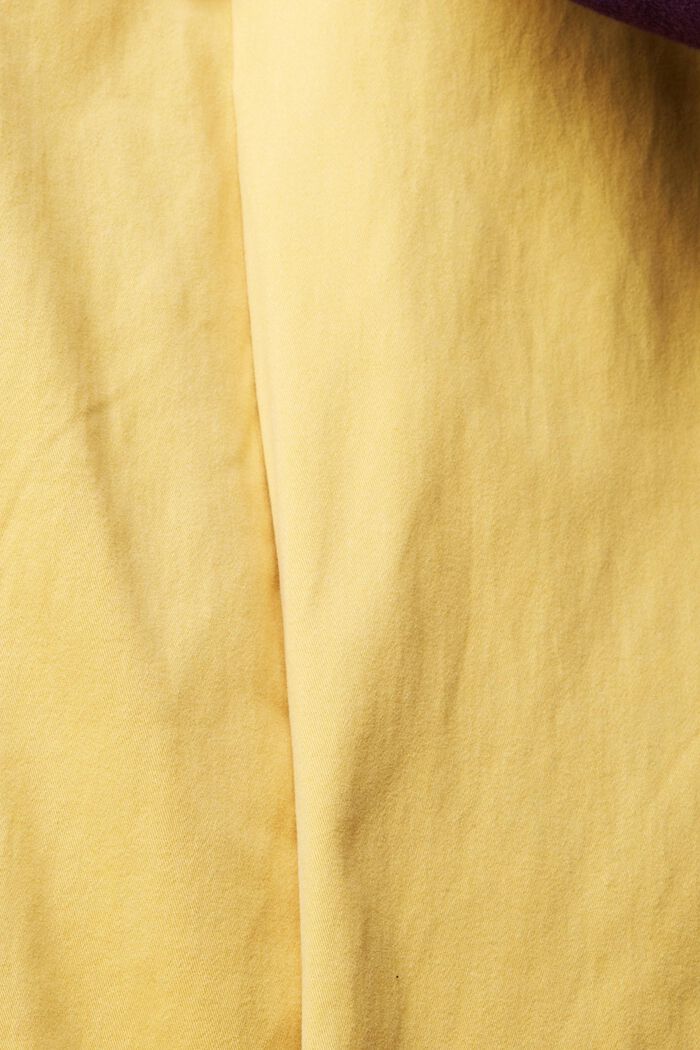 Kalhoty chino z bavlny, YELLOW, detail image number 4