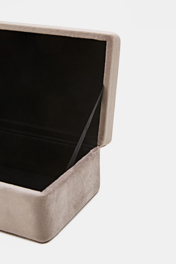 Sametová krabička s víčkem, BEIGE, detail image number 2