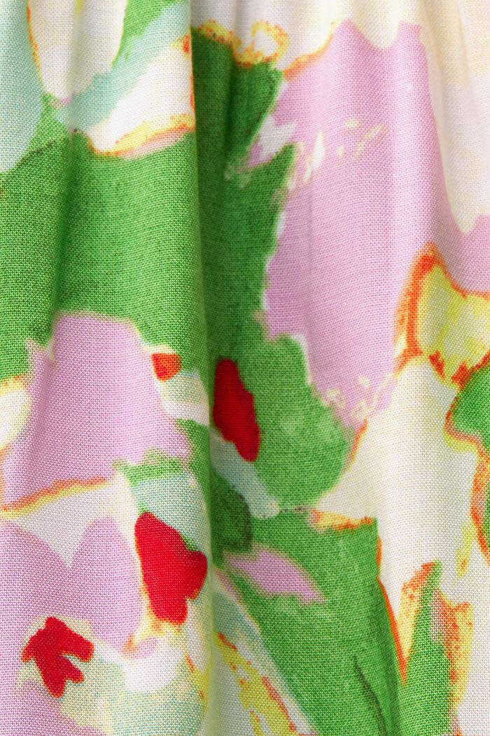 Plážové mini šaty, LENZING™ ECOVERO™, GREEN, detail image number 5