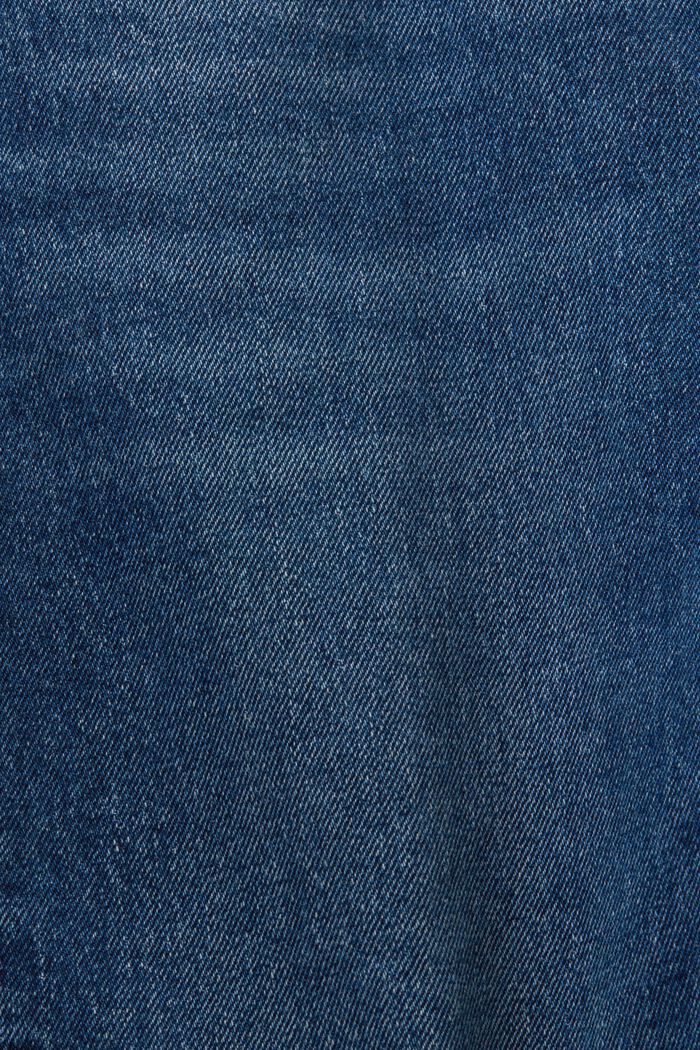 Slim džíny s vysokým pasem, BLUE MEDIUM WASHED, detail image number 6