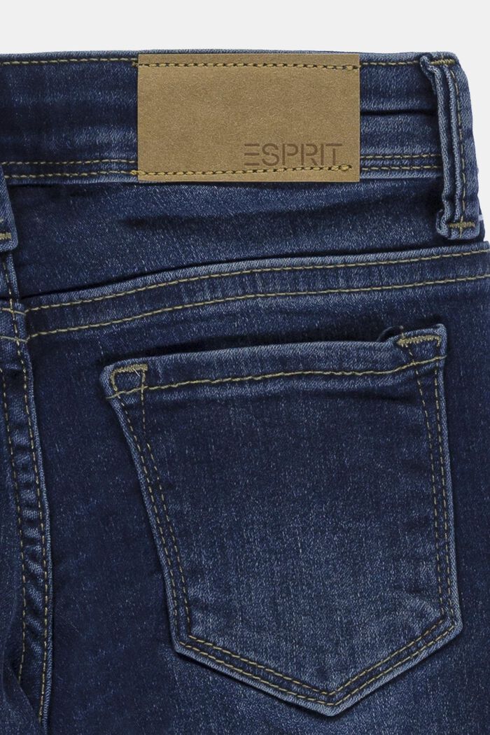 Strečové džíny s možností úpravy velikosti a s nastavitelným pasem, BLUE LIGHT WASHED, detail image number 2