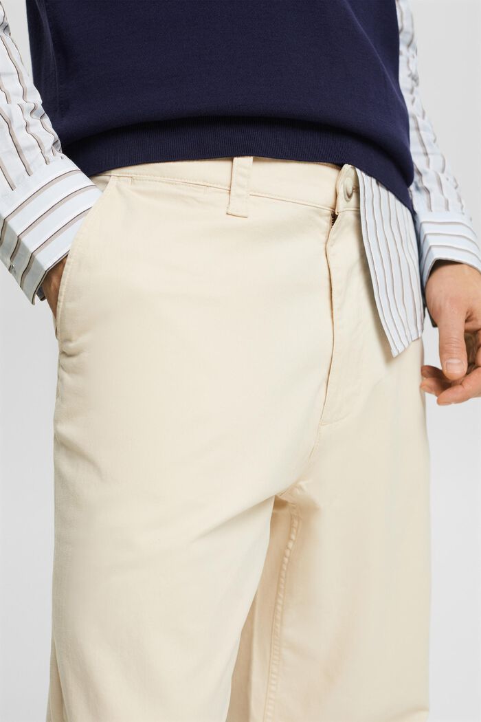 Vintage kalhoty chino s rovným střihem, LIGHT BEIGE, detail image number 4