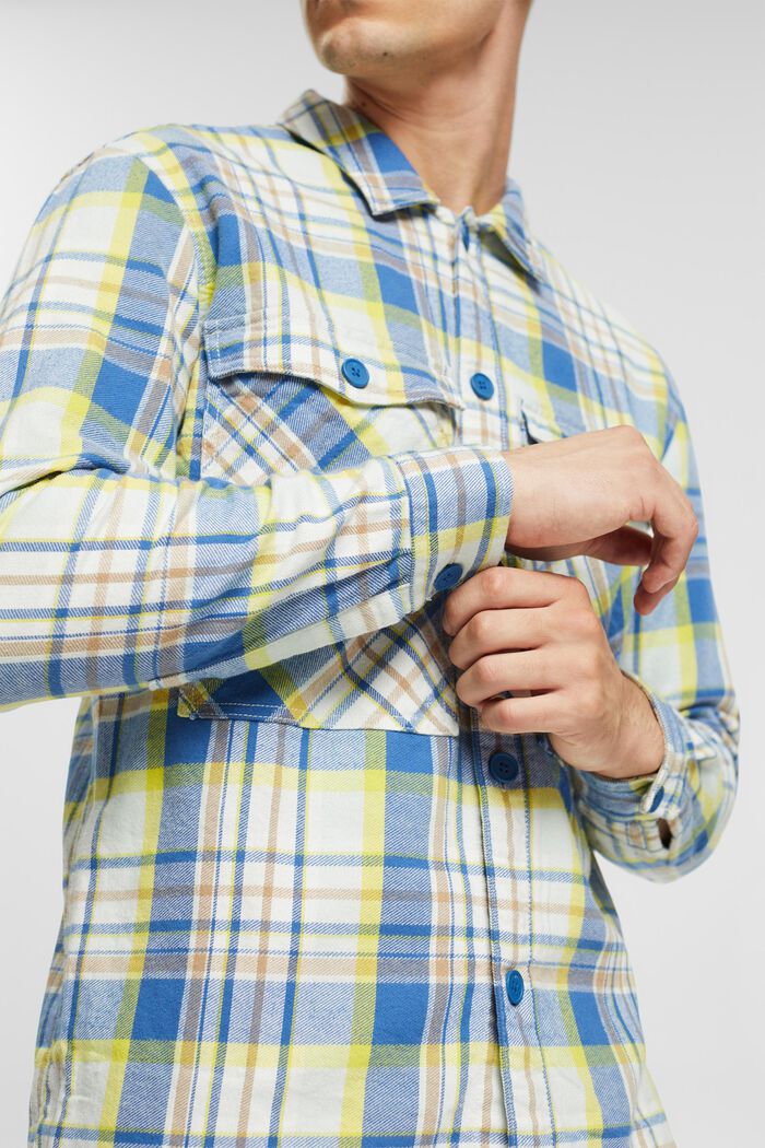 Károvaná košile, BLUE, detail image number 4