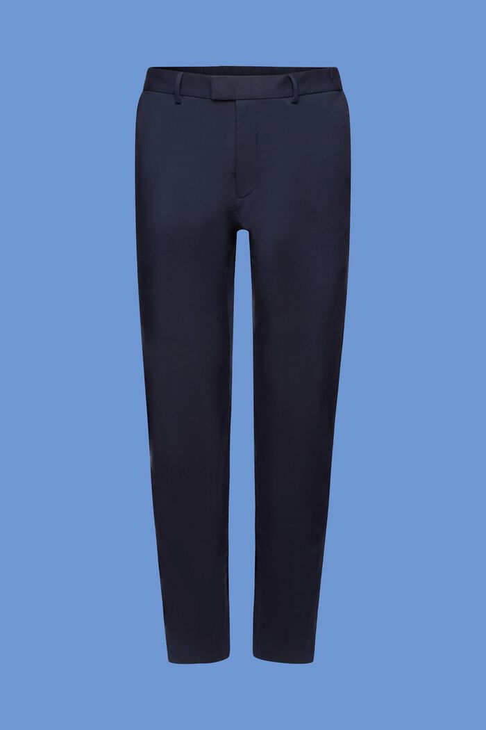 Chino kalhoty z popelínu, NAVY, detail image number 6