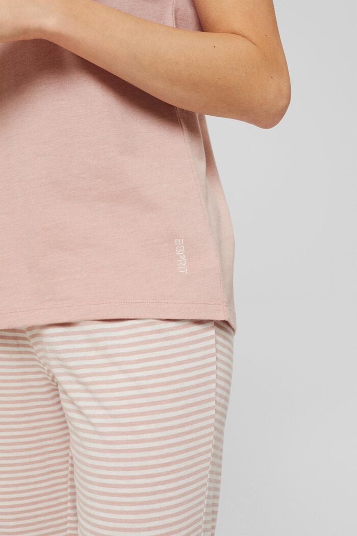 Žerzejové pyžamo ze 100% bio bavlny, OLD PINK, detail image number 3