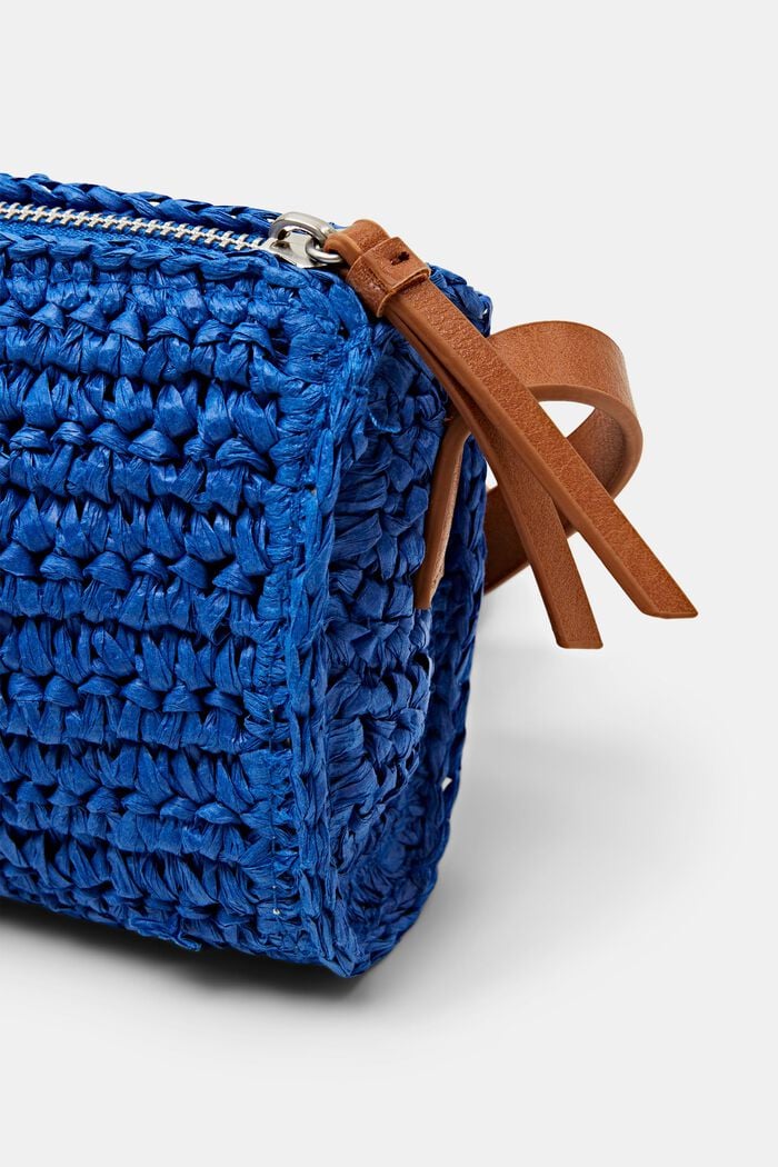 Háčkovaná kabelka přes rameno, BRIGHT BLUE, detail image number 1