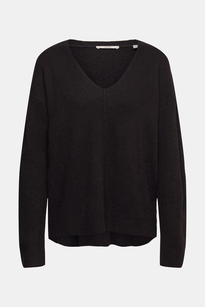 S vlnou: flaušově hebký pulovr, BLACK, detail image number 2