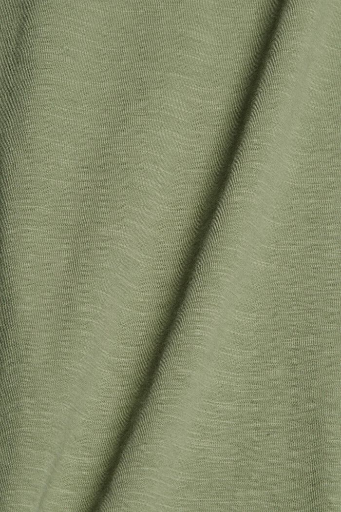 Tričko ze 100% bio bavlny, LIGHT KHAKI, detail image number 4