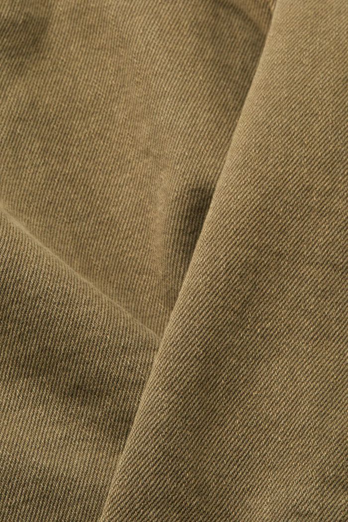 Ustřižené denimové šortky, KHAKI GREEN, detail image number 6