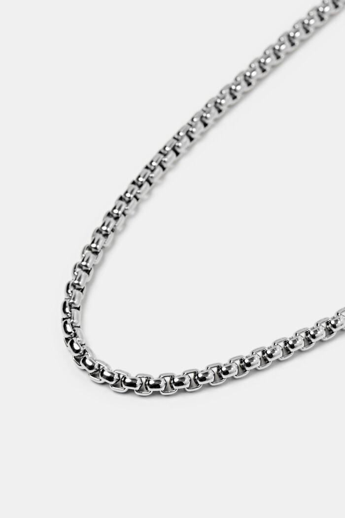 Hranatý náhrdelník z nerezové oceli, SILVER, detail image number 1