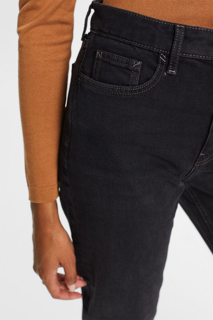 Z recyklovaného materiálu: klasické retro džíny, BLACK DARK WASHED, detail image number 2