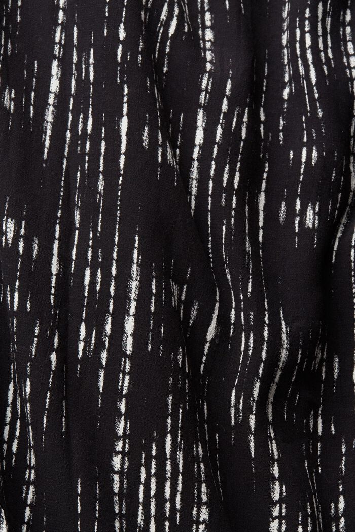 Vzorované košilové šaty, BLACK, detail image number 4