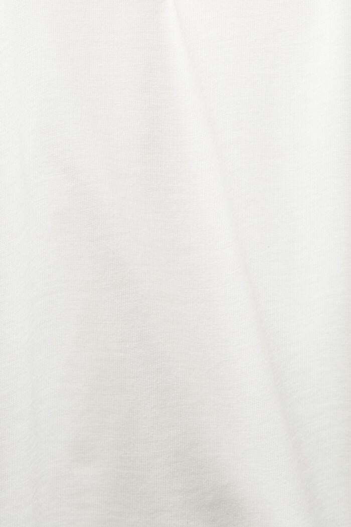 Bavlněné tričko s vyšitým logem, OFF WHITE, detail image number 5