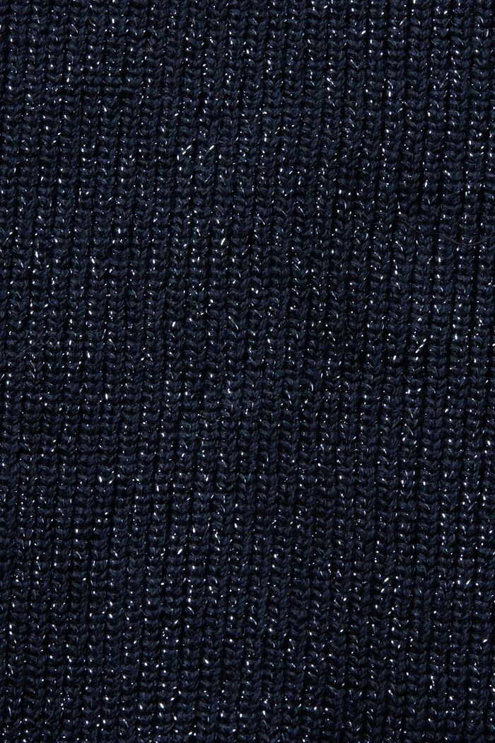 Minisukně z pleteniny s lamé, NAVY, detail image number 5