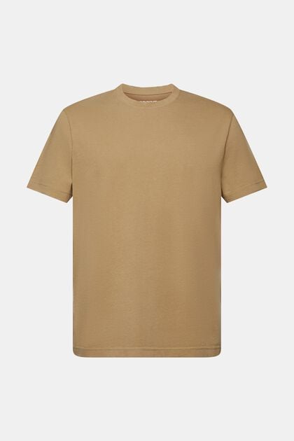 Žerzejové tričko s kulatým výstřihem, 100% bavlna