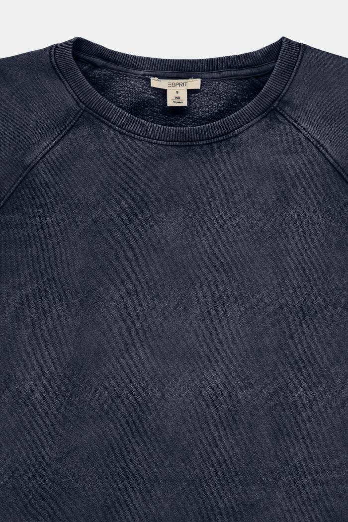 Teplákové šaty ze 100% bavlny, BLUE DARK WASHED, detail image number 2