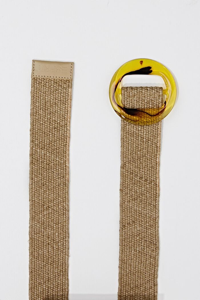 Široký splétaný pásek, RUST BROWN, detail image number 1
