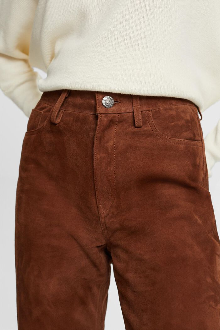 Semišové kalhoty s rovnými nohavicemi, BARK, detail image number 1