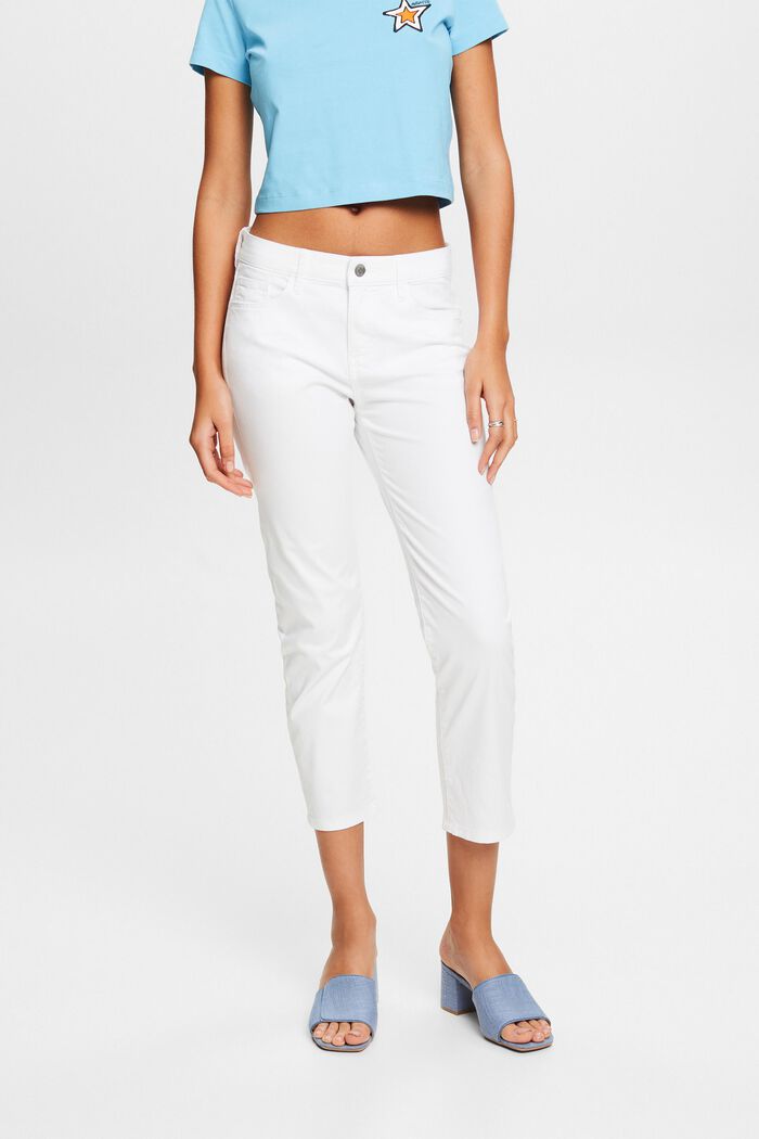 Capri kalhoty, WHITE, detail image number 0