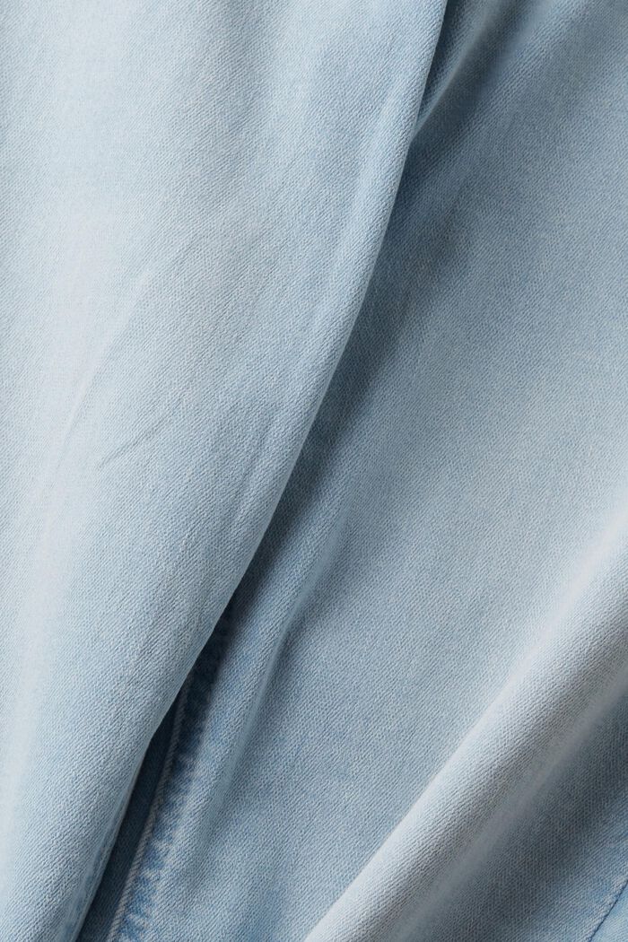 Strečové džíny Slim Fit se středně vysokým pasem, BLUE BLEACHED, detail image number 6