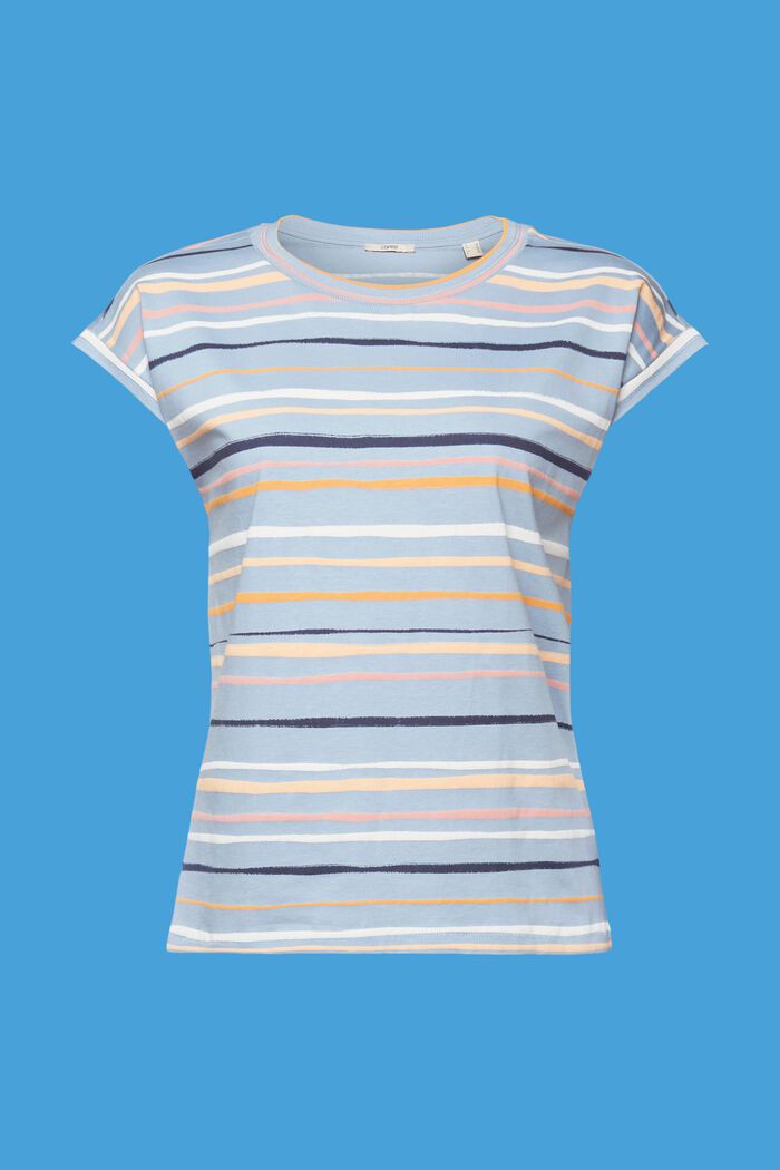 Proužkované tričko, 100% bavlna, LIGHT BLUE LAVENDER, detail image number 6