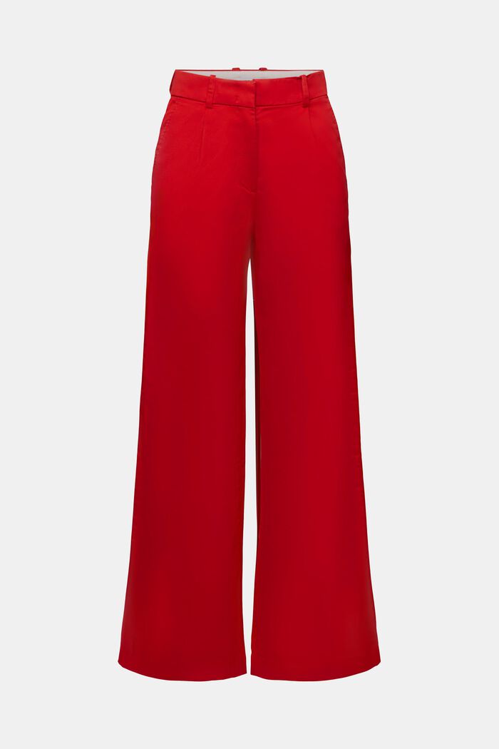 Kalhoty chino se širokými nohavicemi, DARK RED, detail image number 6
