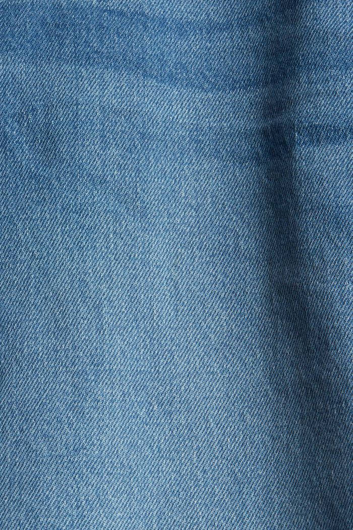 Džínové šortky z bavlny, BLUE BLEACHED, detail image number 1