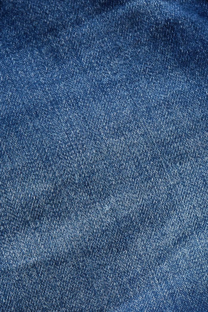 Denimové šortky se středně vysokým pasem, BLUE MEDIUM WASHED, detail image number 6