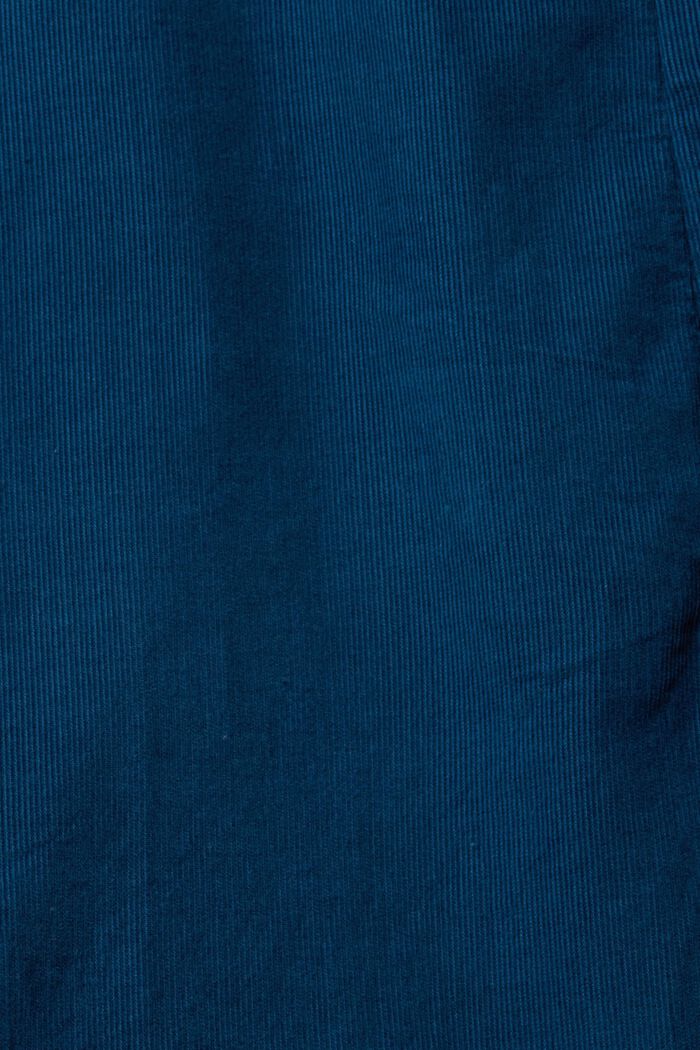Manšestrové midi šaty, PETROL BLUE, detail image number 4
