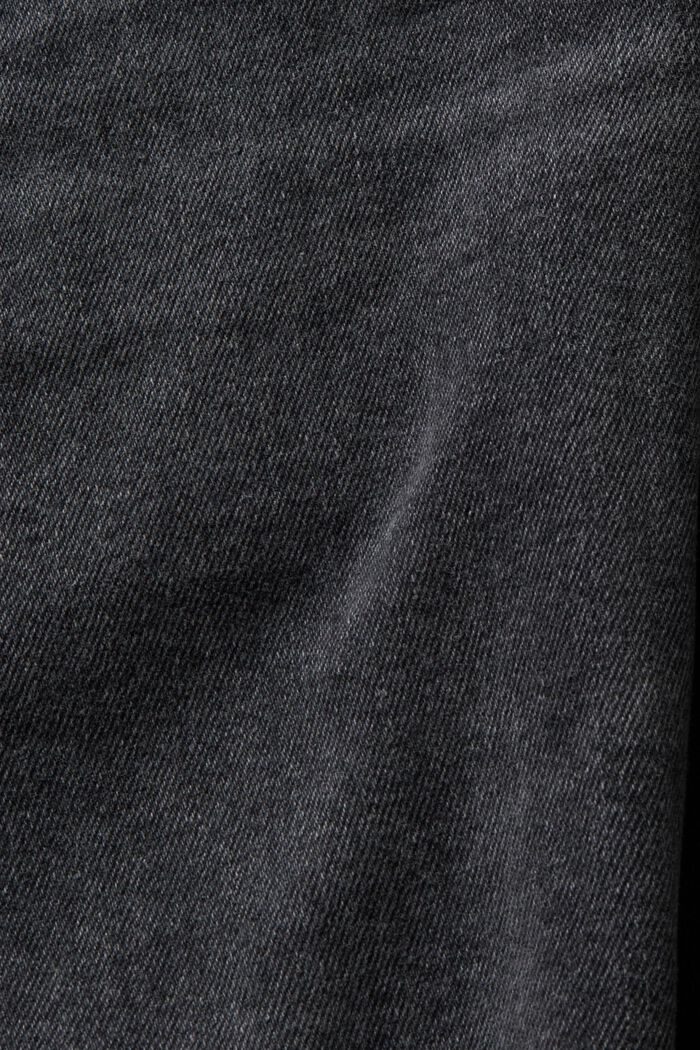 Skinny džíny se střední výškou pasu, BLACK DARK WASHED, detail image number 6