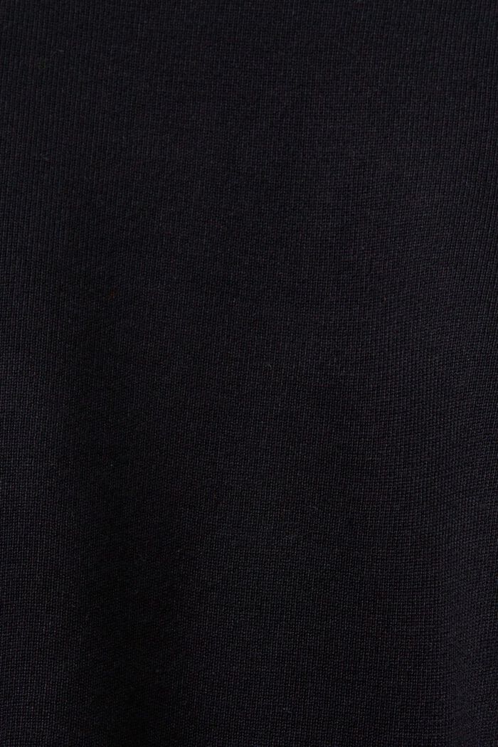 Pruhovaný pulovr s kulatým výstřihem, BLACK, detail image number 6