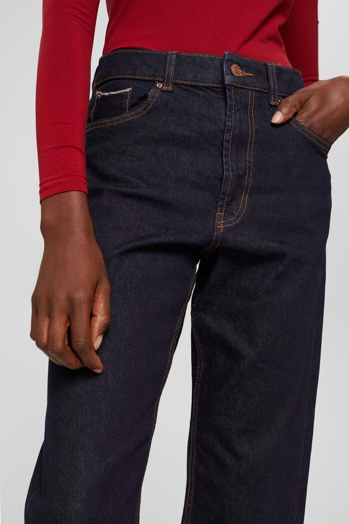 Široké selvedge džíny z bio bavlny, BLUE RINSE, detail image number 2