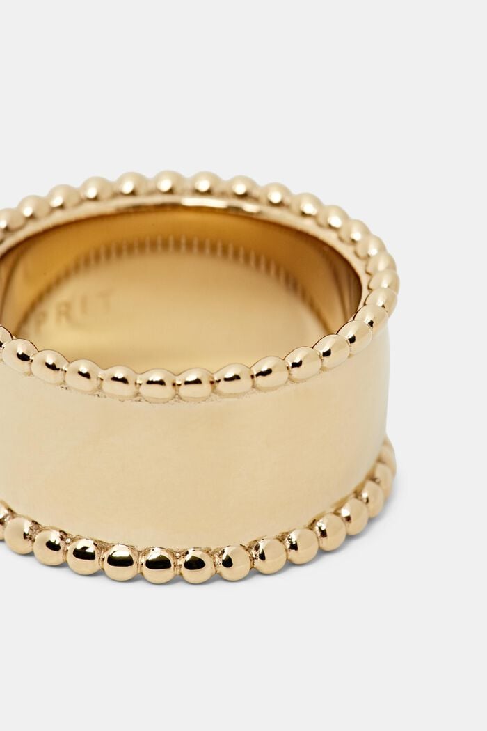 Výrazný prsten, nerezová ocel, GOLD, detail image number 1