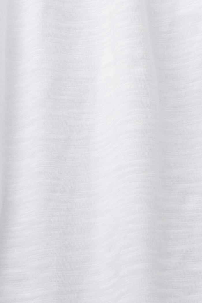 Rozšiřující se tričko, 100% bavlna, WHITE, detail image number 5