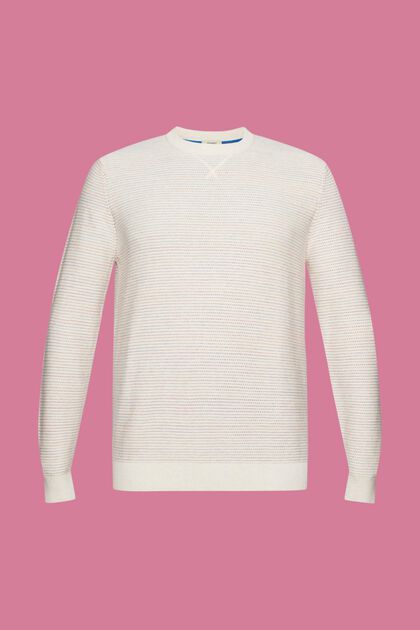 Barevný pruhovaný pulovr z bio bavlny