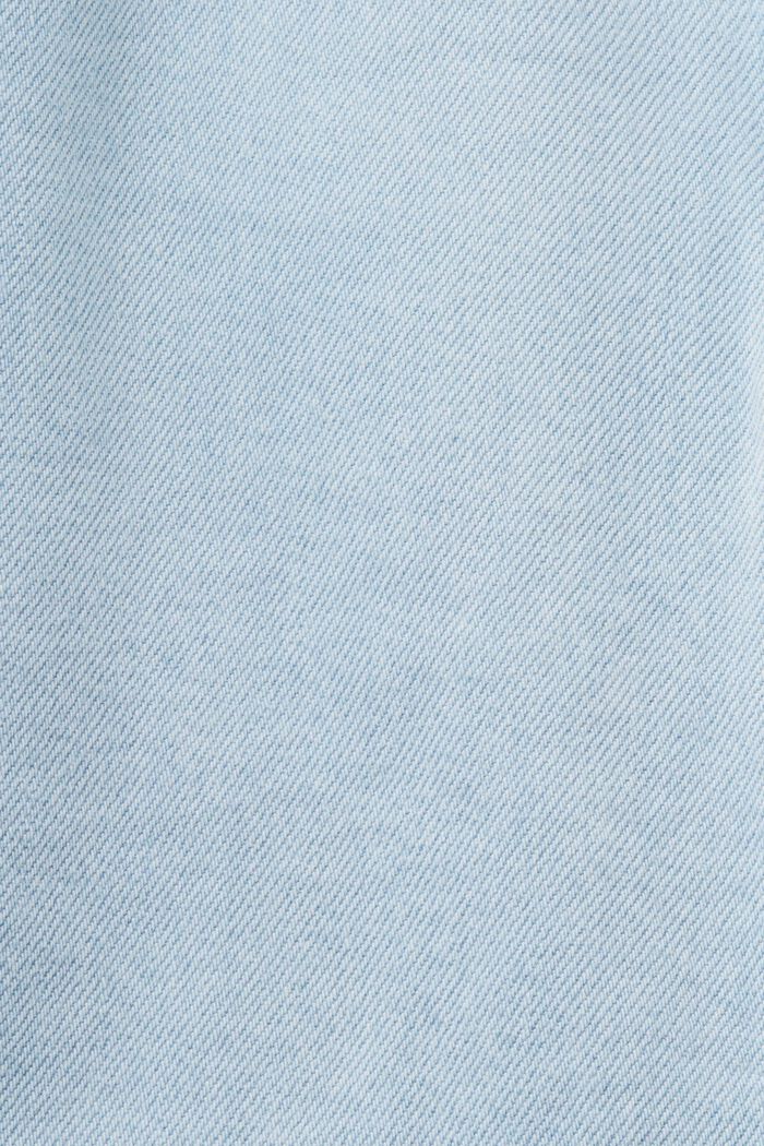 Denimová mini sukně se středně vysokým pasem, BLUE BLEACHED, detail image number 6