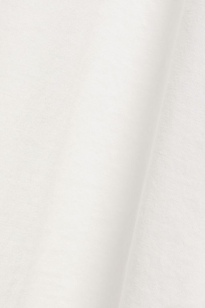 Tričko s dlouhým rukávem a knoflíky, OFF WHITE, detail image number 6